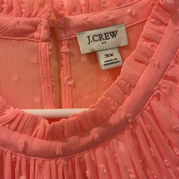 J Crew Pink Women’s Blouse With Lining Size 3X, NWT - Picture 4 of 9
